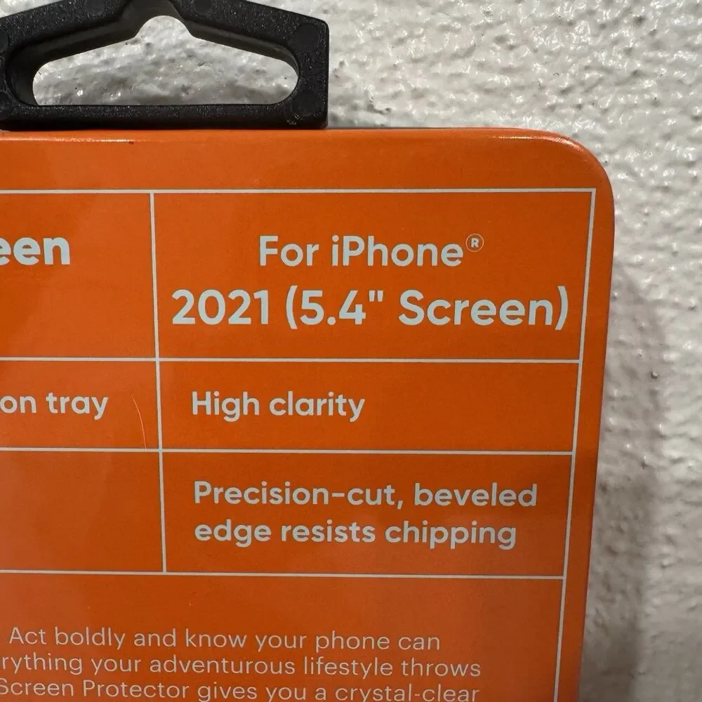Onn Clear Glass Screen Protector for iPhone 13 mini 5.4